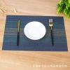 Factory direct sales of 30*45cmPVC plackets, heat-insulating and washable, family-style Western plackets, gradient denser cup table MATS Application Scenario